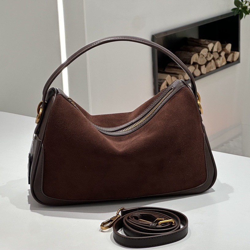 Luxury Bags On Sales - Bolso de mano de cuero genuino