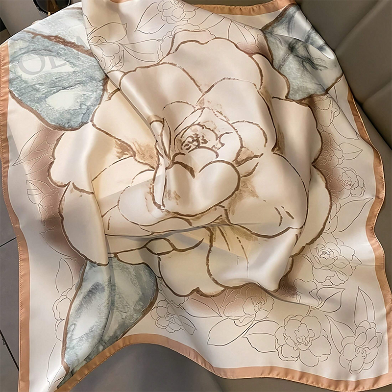 Bufanda cuadrada de seda satin - Luxury Bags China reseña y precio