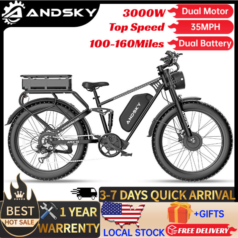 Bicicleta Eléctrica ANDSKY Ape - Luxury Bags On Sales reseña y precio